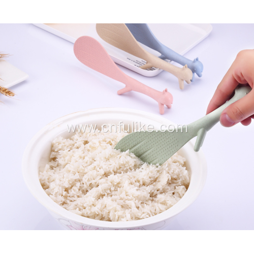 Standing Spoon Non-stick Plastic Rice Spoon